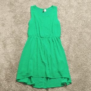 H&M kelly green dress